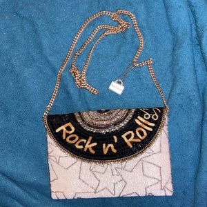Vintage Mary Frances purse. Beaded Rock N Roll. Never worn.